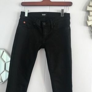 Skinny Hudson Black Denim Jeans 27